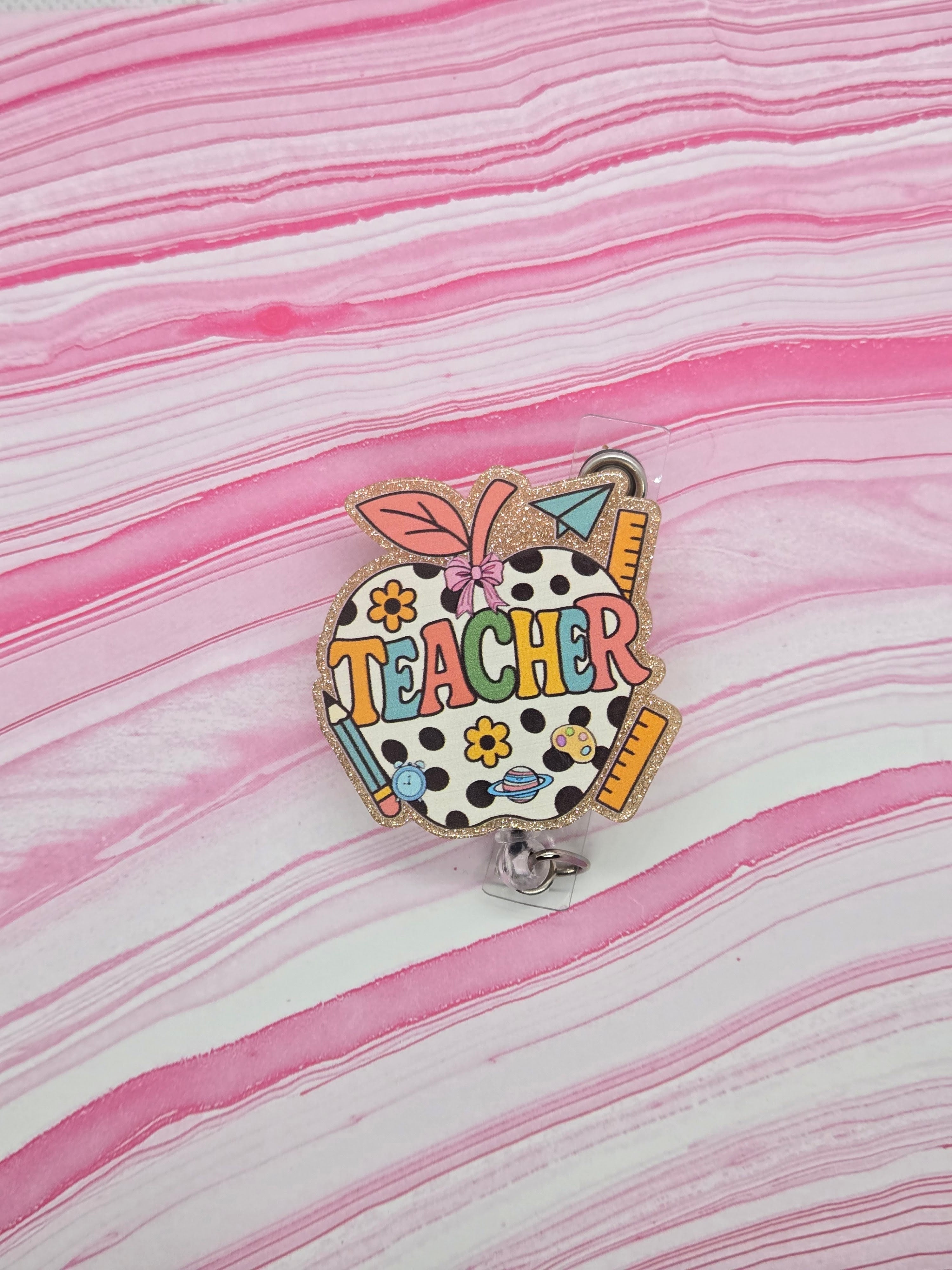 Badge reel teacher-2