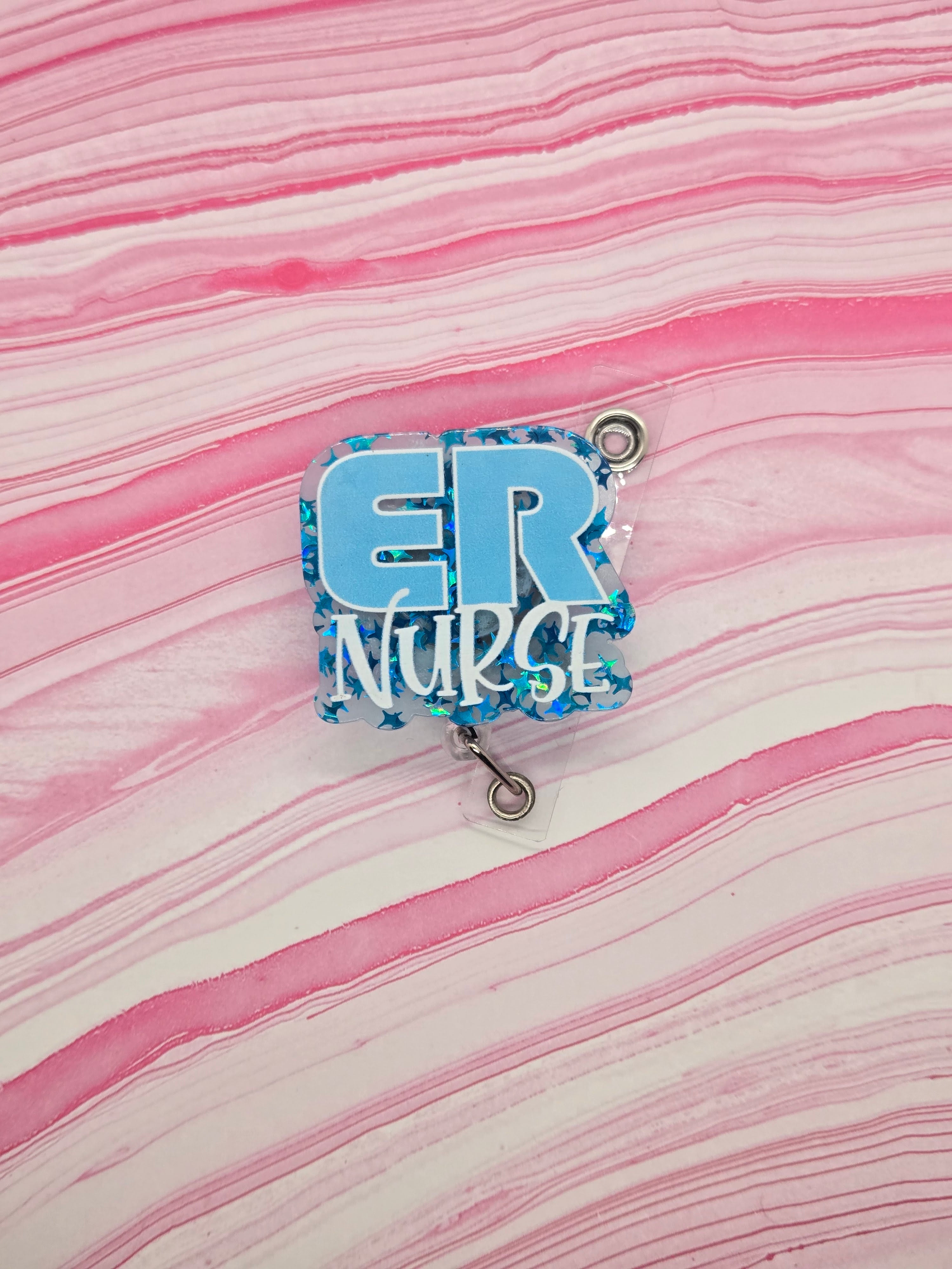 Badge reel ER nurse
