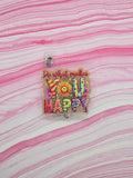 Badge reel Do what makes you happy
