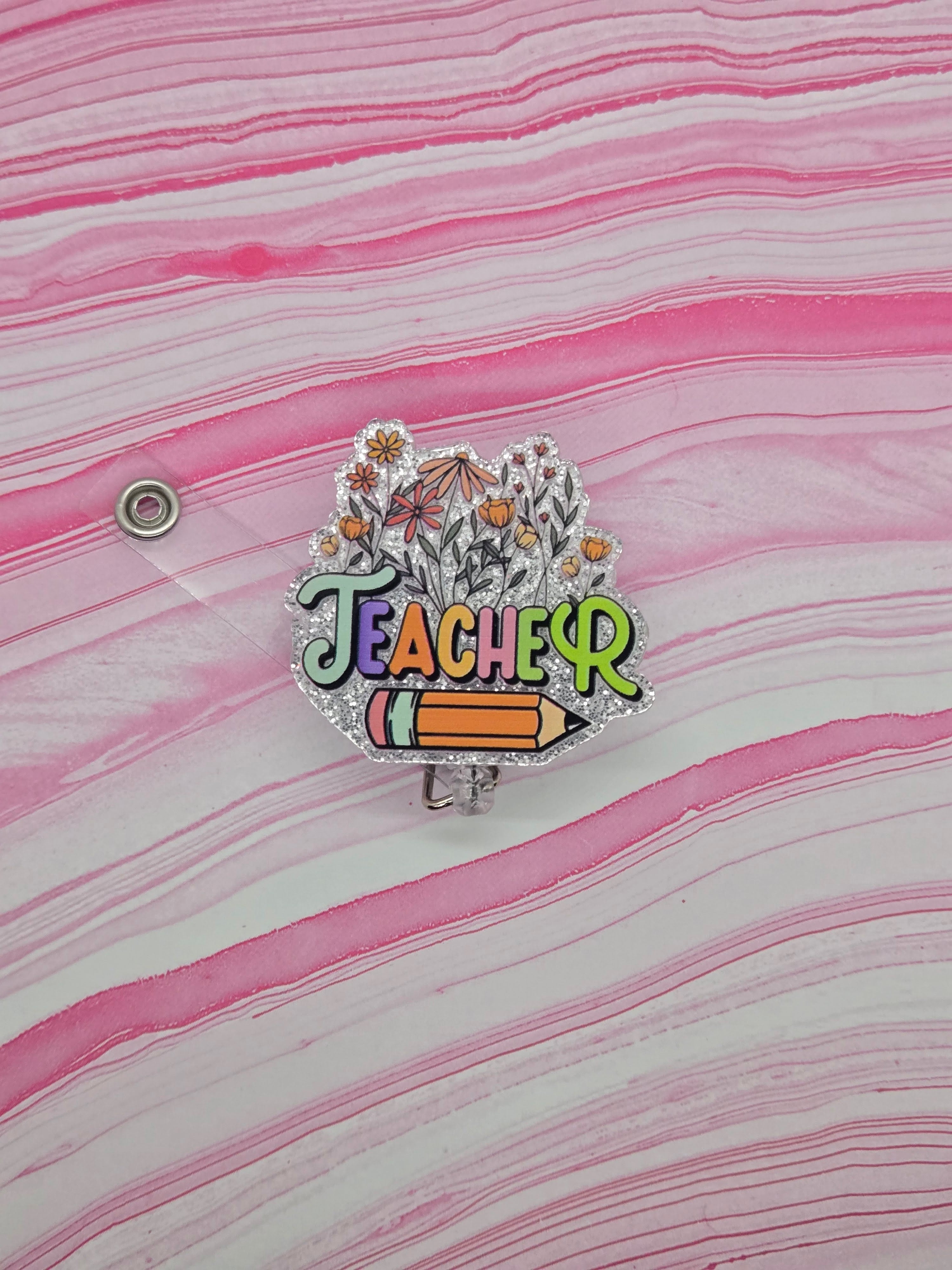 Badge reel teacher-9