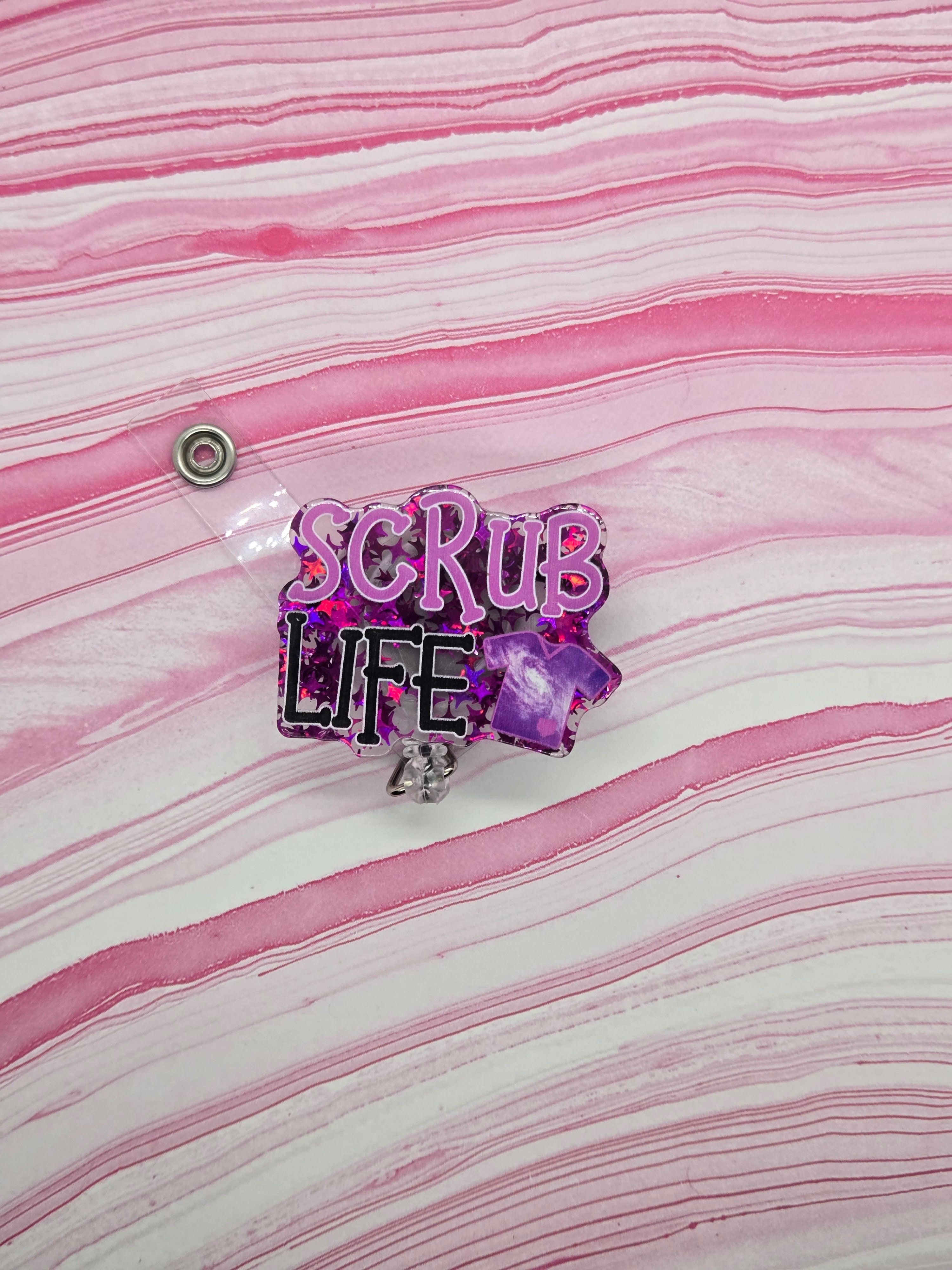 Badge reel scrub life -2