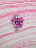 Badge reel scrub life -3
