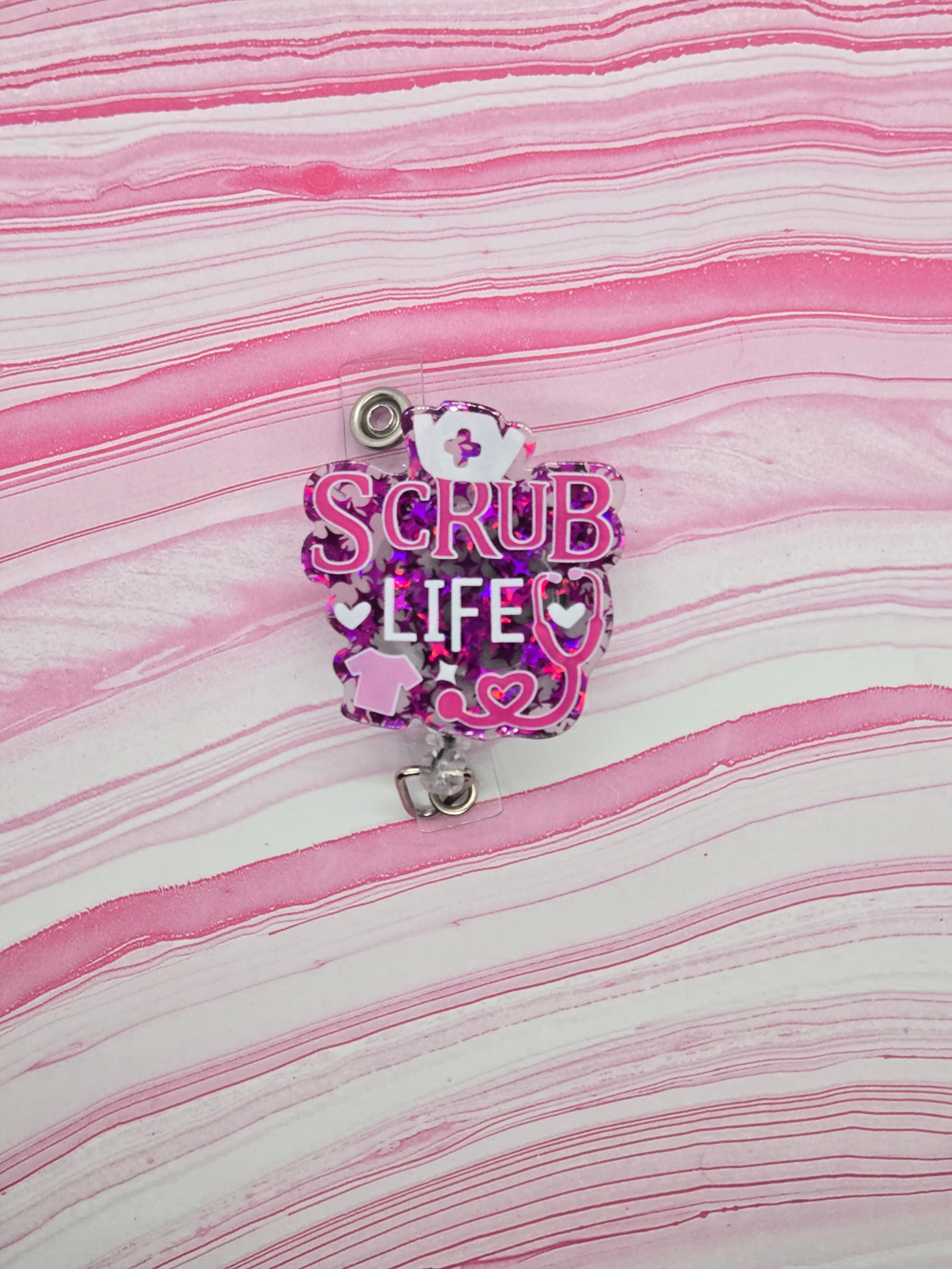 Badge reel scrub life -3