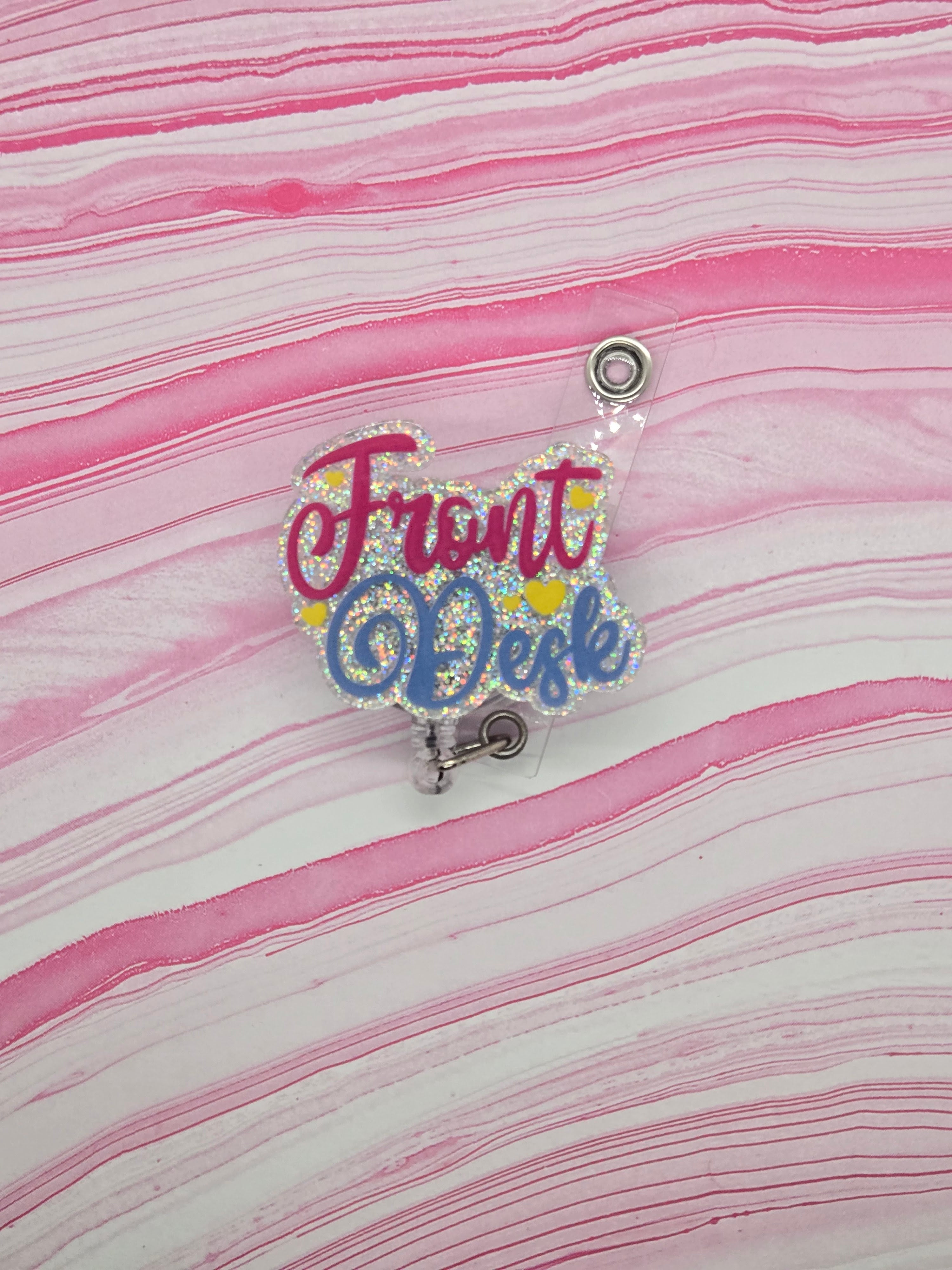 Badge reel Front desk