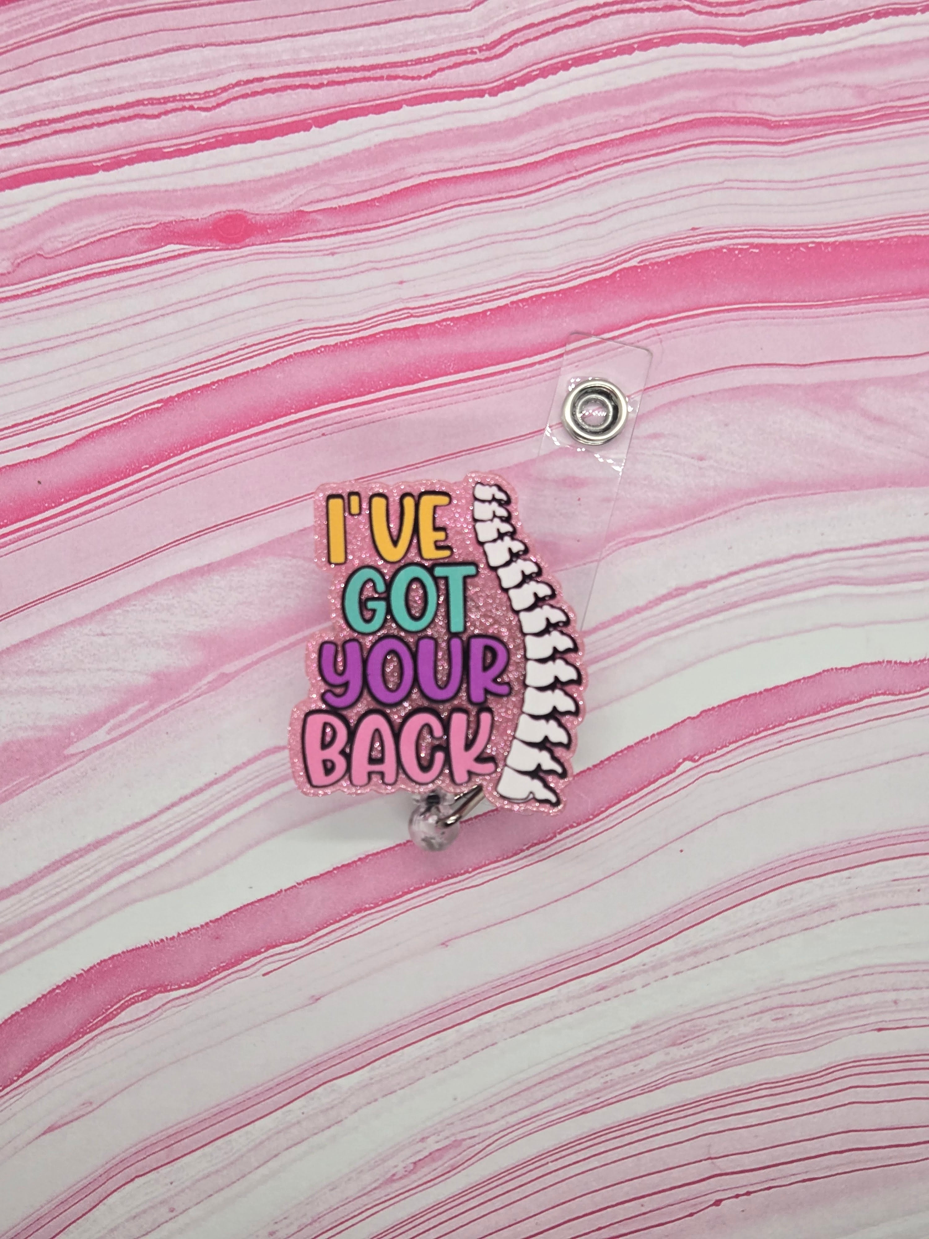 Badge reel Spine